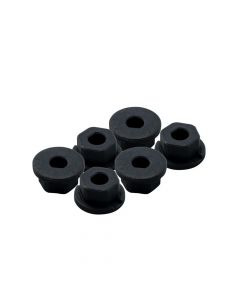  1/2"万能六角转接头（6mm D型孔，1/4"长）（6个装）